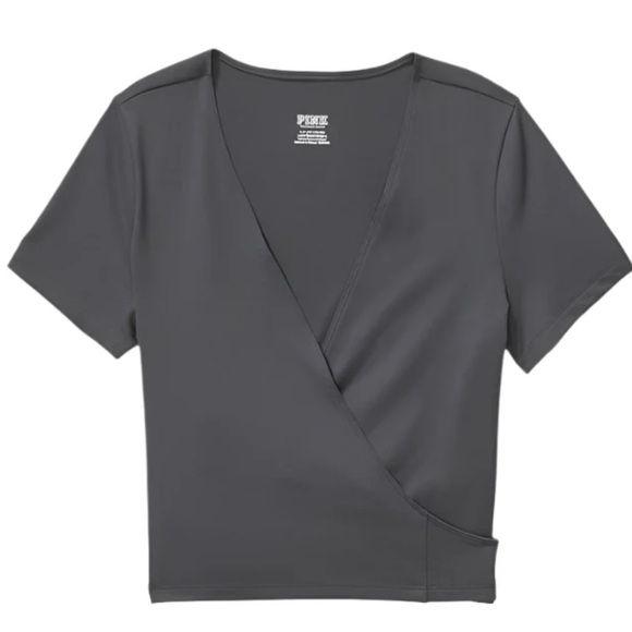 NWT! Victoria's Secret PINK Back Tie Ultimate Wrap Top - Picture 1 of 11